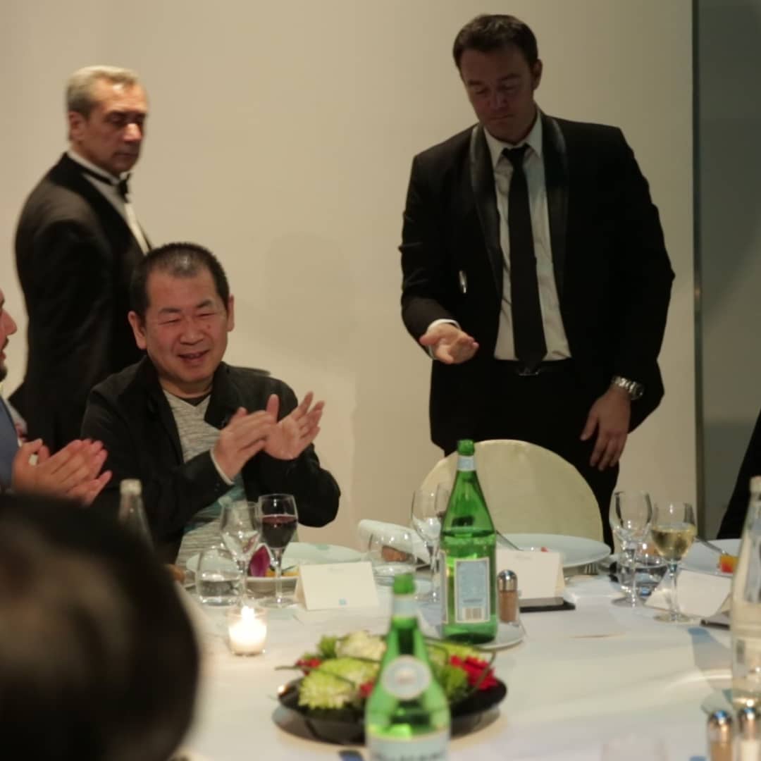 Magic Julian avec Kazuki Takahashi créateur de Yu-Gi-Oh — Monaco